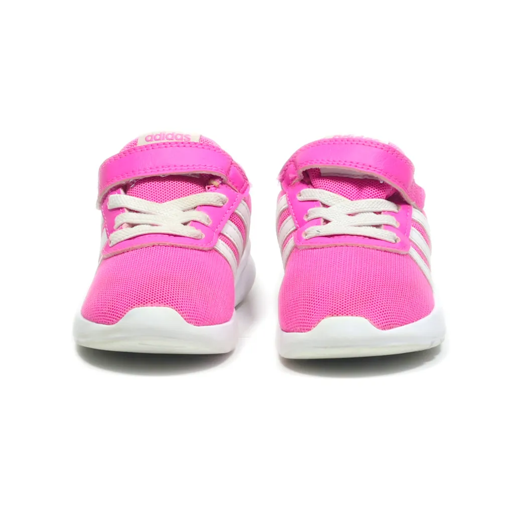 Adidas Lite Racer Sport Shoes Fabric Pink Colour For Kids