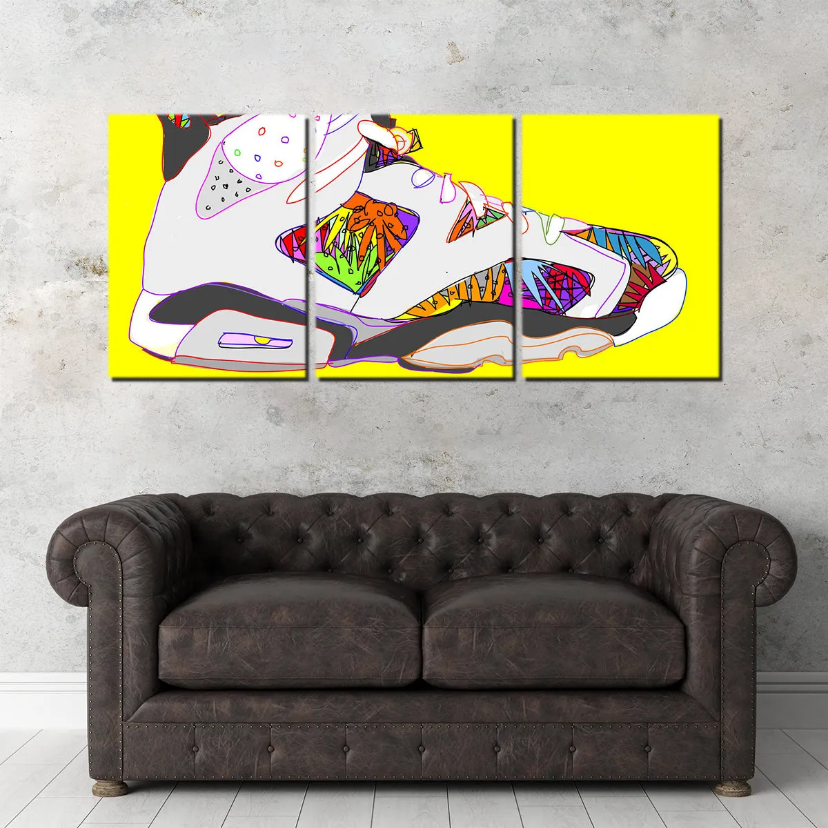 Air Jordan Shoes Wall Art