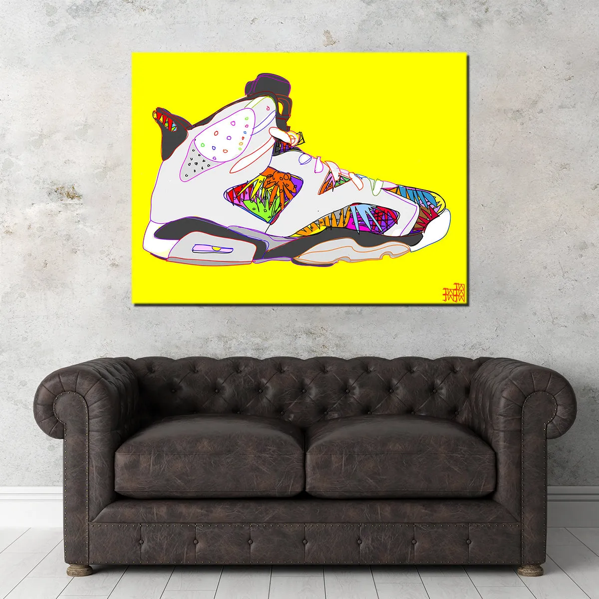 Air Jordan Shoes Wall Art