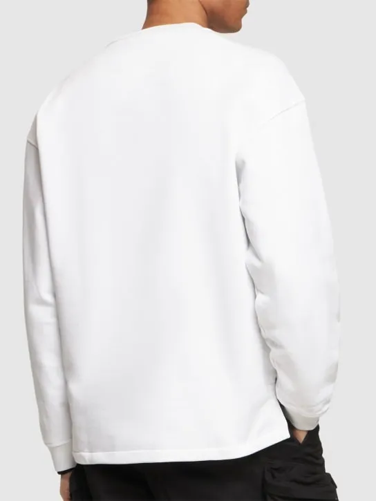 Diesel   Logo cotton terry sweatshirt 