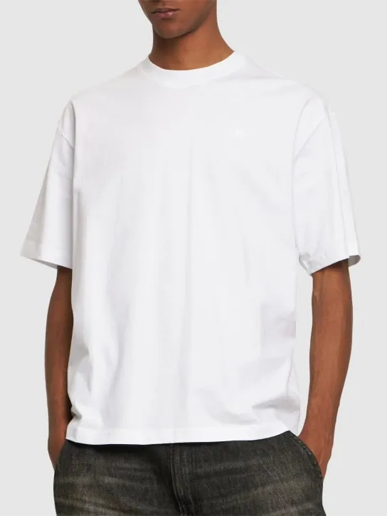 Diesel   Oval-D embroidery loose cotton t-shirt 