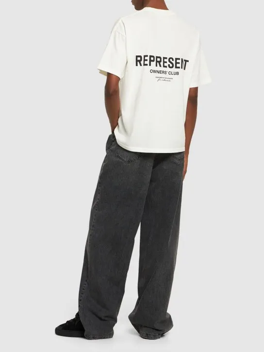 Represent   Owners Club logo cotton t-shirt 