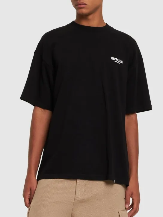 Represent   Owners Club logo cotton t-shirt 