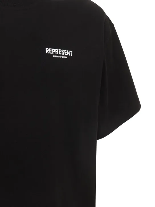 Represent   Owners Club logo cotton t-shirt 