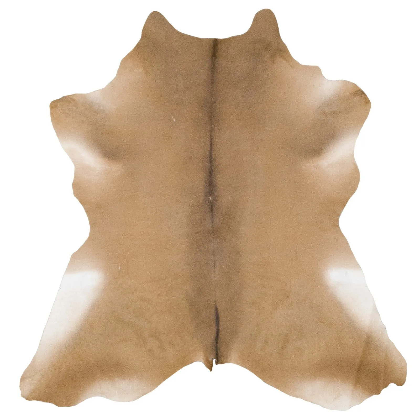 Solid Medium Brown, Calfskin Rug