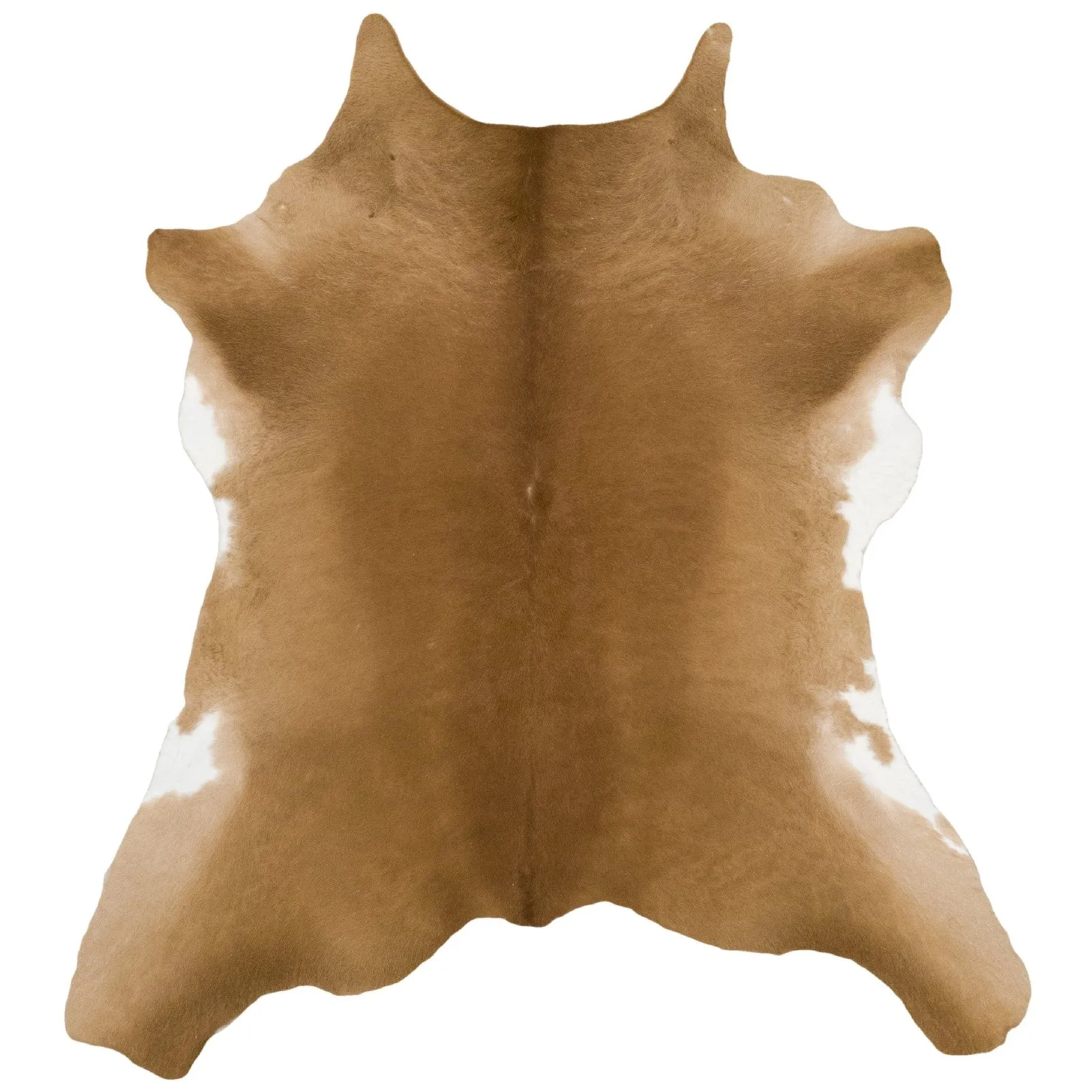 Solid Medium Brown, Calfskin Rug