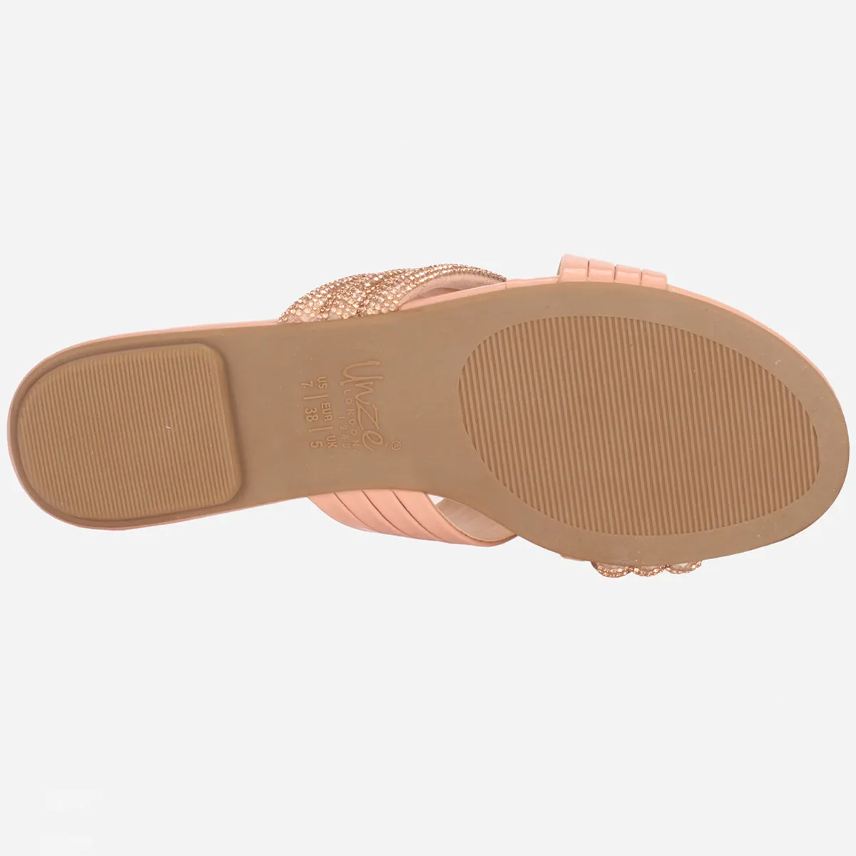Women "DIANE" Decorated Flat Heel Slippers