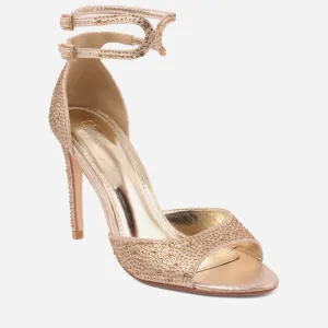 Women "FLORANCE" Two Tone Bling Bling Sandals